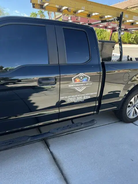 Rene's Heating and Air LLC company truck in Las Vegas