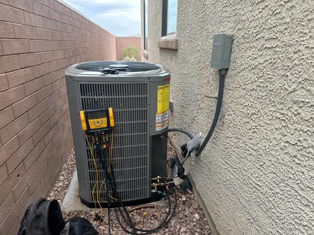 Residential air conditioner condenser service in Las Vegas